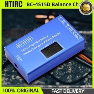HTIRC BC-4S15D 리튬 Lipo 밸런스 충전기 전압 감지기 디스플레이 화면 2S 3S 4S RC PFV 드론 배터리용 어