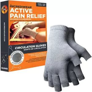 인크레디웨어 핑거리스 순환 장갑 관절염 회색