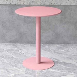 핑크 테이블 야외 올화이트 흰색 바퀴달린 플라스틱 수납형