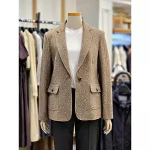 [하프클럽/]BCBG 세이브존02 헤링본 원버튼 자켓 B5D9J103