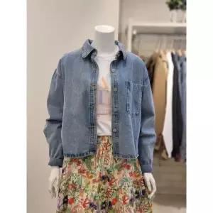 [하프클럽/] 세이브존02 숏청데님자켓 A25DM5105