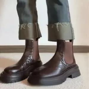 여친 빈티지 신발 워커힐 슈즈 양가죽 통굽 워커 첼시부츠 MF5
