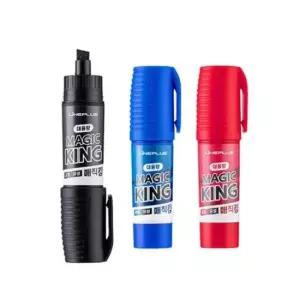 [문구/오피스] 매직킹 12PCS 유성 매직 유성팬 빨강 검정