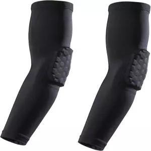 배구 축구 야구를 위한 부티1583 팔꿈치 패드 농구 슈터 슬리브 충돌 방지 육각 패딩