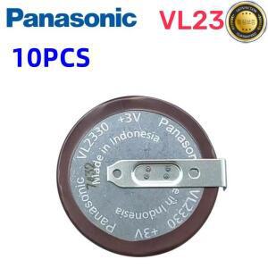 10-20PCS 파나소닉 3V VL2330 50mAh 180도 다리 충전식 리튬 배터리 시계 BMW 자동차 키 전기 장난감