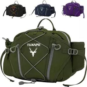 남성용 턱사포 패니 팩 그린 허리 가방 대형 러닝 자전거 하이킹 여행 축제 선물