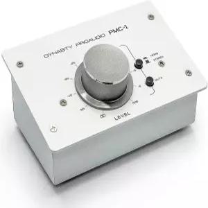 다이너스티 프로오디오 PMC-1 프리미엄 패시브 스테레오 모니터 볼륨 컨트롤러 대형 노브 포함 매우 정밀한