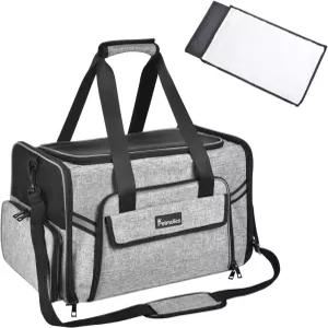 소형 중형 고양이 강아지를 위한 펫몰리코 캐리어 소프트 사이드 펫 백 16LB - 항공사 승인 반려동물 여행