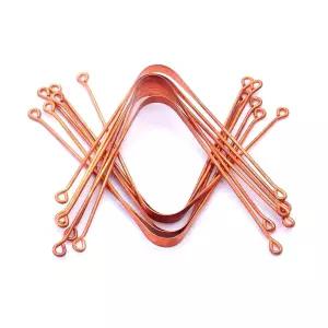 HealthAndYogaTM qSwipe 라이트 구리 혀 클리너(12팩) - 구취 방지 맛 개선 유연하고 곡선형 끝이 그립감을