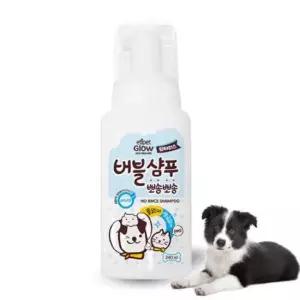 에티펫 글로우 워터리스 버블 샴푸 240ml 강아지미용