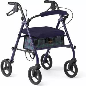 시트 마이크로밴* 8인치 휠 300파운드의 메드라인 접이식 스틸 롤레이터. 무게 용량 해군 - 독립성과