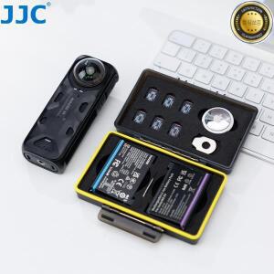 JJC 360 X5 카메라 배터리 케이스 (Insta360 X4 X3 SD 카드 홀더 방수 충격 에어태그 슬롯 포함
