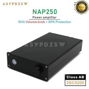 NAP250 MOD 2SC5200 SPK 보호 기능이 있는 영국 NAIM 회로의 미니 스테레오 전력 증폭기 베이스 80W+80W 8R