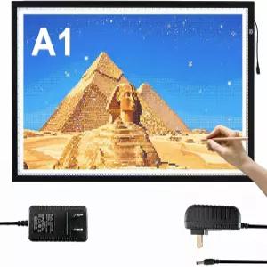 다이아몬드 아트 스케치 페인팅을 위한 A1(34.6인치 X 23.6인치) 초대형 트레이싱 LED 라이트 패드 키트 -