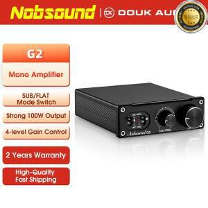 Nobsound Hi-Fi G2 모노 채널 디지털 앰프 서브우퍼전체 주파수 미니 스테레오 오디오 홈 데스크탑 전력 증