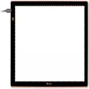 웨이퍼 1 라이트 패드(A4) - 메모리 기능을 갖춘 디밍 가능한 밝기 아티스트 디자이너 및 공예가에게