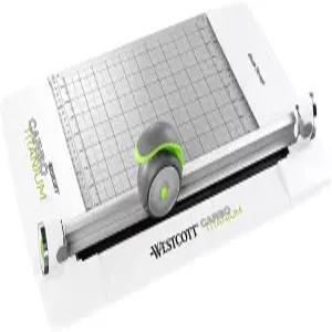 웨스트콧 12인치 카보티타늄 45mm 로터리 메탈 베이스 트리머 화이트 그린(16718)