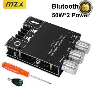 ZK-502MT 2x50W Blutooth5.0 서브우퍼 AUX 디지털 오디오 전력 증폭기 모듈 보드 스피커용 2.0 채널 스테레