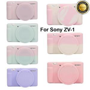소니 ZV-1 용 실리콘 카메라 케이스 디지털 소프트 갑옷 스킨 바디 커버 보호대 가방