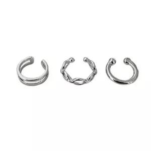 미니멀 사이즈 이어커프형 레이어드 귀찌 3종세트 eFP7+2ZVY