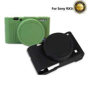 소니 RX100M7 Mark VII 실리콘 케이스 가방 용 디지털 카메라 보호 스킨 커버 M7 렌즈 캡 Vlog 액세서리