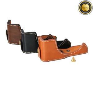 PU 가죽 카메라 케이스 가방 캐논 EOS M10 하단 커버용 하프 바디 신제품