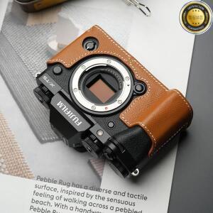 Mr.Stone 후지필름 X-T5 카메라 케이스 보호 바디 수트 수제  가죽 가방