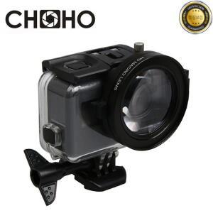 필터 클로즈업 + 렌즈 프로텍터 캡 어댑터 링 고프로 히어로 5 6 7 용 블랙 방수 케이스 액세서리 매크로 5