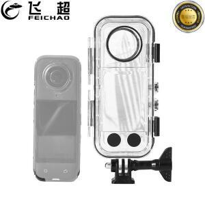 Insta360 X3 X4 용 강화 유리PC 다이브 케이스 40M 방수 하우징 수중 보호 장치 완전 커버 카메라 쉘