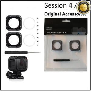 고프로 100%  렌즈 보호 프레임 UV 유리 커버 캡 및 도구 히어로 5 세션 4 카메라 액세서리