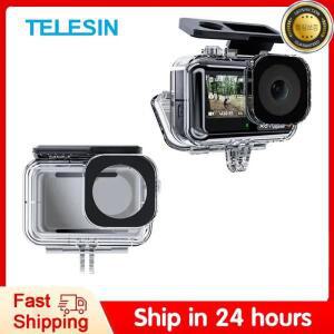 TELESIN 방수 케이스 45M 액션 카메라 DJI Action 3 4 용 다이빙 하우징 커버 수중 OSMO 액세서리