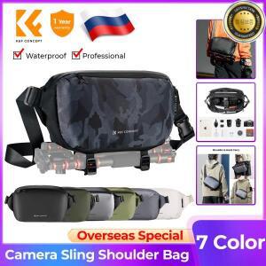 K&F Concept 경량 카메라 슬링 백 디지털 CanonNikonSony CamearsDJI Mavic Drone 파우치용 10L 사진 숄더