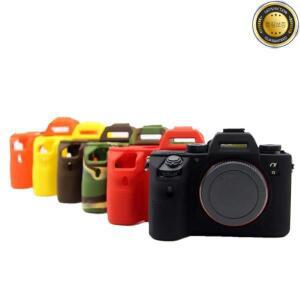 A7III 부드러운 실리콘 고무 카메라 보호 바디 케이스 커버 소니 A7 A9 가방
