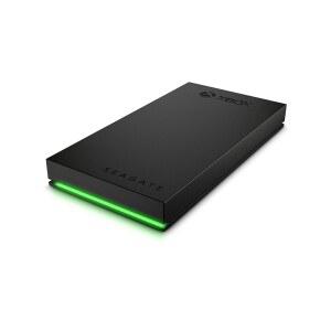 Xbox 1TB 외장 솔리드 스테이트 드라이브용 Seagate 게임 드라이브 SSD - 3.5인치, USB 3.2세대 1, 녹색 LED 및 구조 서비스(STLD1000400) 내장