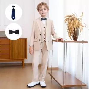 에이든 베이지 더블버튼 미니포켓 정장 턱시도 풀세