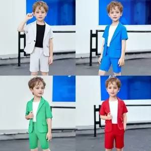 마일로 코튼캔디 반팔 반바지 정장 세트자켓 티셔츠