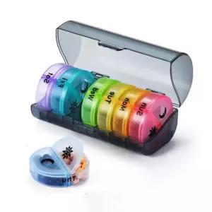 요일알약케이스 학교 보관함 약통 컬러 휴대용약케이스 사무실 F13WFGP5DO