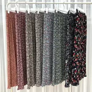 [하프클럽/아이우먼]빅사이즈패턴바지 R173L408 플라워프릴스판쿨팬츠 RN