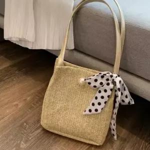 [패션] 코디 라탄 데일리 핸드백여대생가방 가방종류보세가방 밀집가방밀짚손가방백