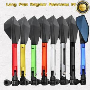 범용 8mm 10mm 오토바이 백미러 사이드 스쿠터 전자 자전거 혼다 야마하 후방카메라 볼록 핸들 바