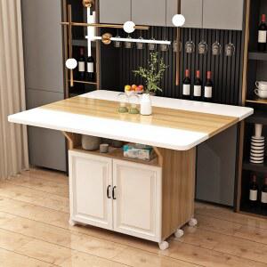 미니 식탁 베이킹작업대 접이식 홈바 가정용 아일랜드식탁 수납 간이 미니식탁 보조