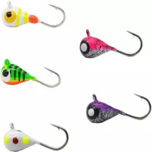 텅스텐 얼음 낚시 지그 세트 미끼 팬피쉬 크레이피 월 농어 송어 블루길을 위한 맥스 센시티브 눈물 방울