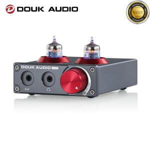 Douk Audio Mini JAN5654 턴테이블 용 진공관 포노 프리 앰프 전화PCMP3TV 홈 스테레오 오디오 헤드폰