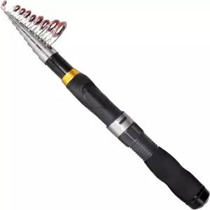 접이식 낚싯대와 릴 콤보 방적 릴이 있는 발란즈 텔레스코픽 낚싯대 바닷물과 담수를 위한 휴대용 키트 -