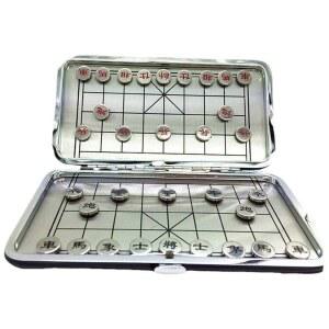 알루미늄 장기판 보드게임 장기 수제 장기알 가방 오목 몽골체스 취미 장기세트 모조