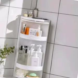 [생활] 모서리선반 욕실 서랍장 화전수납 공간절약 틈새선반 22X22cm