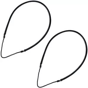 볼화오 2개 폴 스피어 슬링 고무 스피어건 밴드 얼음 낚시 장비 길이 28.7인치