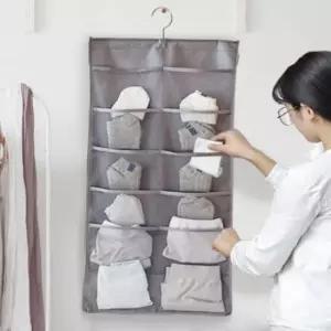 [생활] 수납 행거 걸이 드레스룸 옷장 정리 포켓 양면
