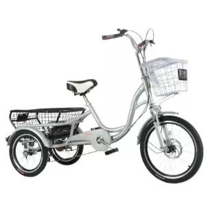 수납 펫바이크 인력거 세발자전거 바구니 어르신 티타늄