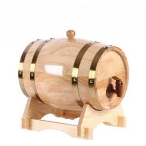 가정용오크통참나무우드소품업소용맥주디스펜서와인 장식숙성위스키주류 3리터 천연색소 오크통